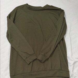 Olive Long Sleeve Women's Top